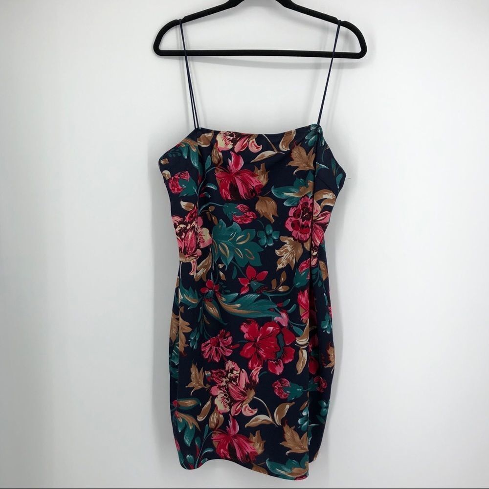 Shein Dress Womens 3X‎ Floral Hawaiian Resort Island Vacation Spaghetti Strap